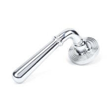 From The Anvil Newbury Lever on Rose Set Beehive Polished Chrome Unsprung