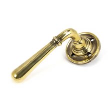From The Anvil Newbury Lever On Rose Set Aged Brass Unsprung