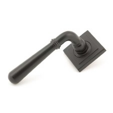 From The Anvil Newbury Lever on Rose Set Square Aged Bronze Unsprung