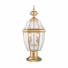 Quoizel Newbury Pedestal Light Polished Brass Quoizel Newbury Pedestal Light Polished Brass