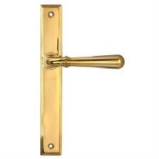 From The Anvil Newbury Slimline Latch Handle Set Polished Brass