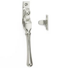 Bulb End Double Night Vent Fastener Polished Nickel