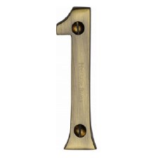 Heritage House Number 1 C1561 Antique Brass Heritage House Number 1 C1561 Antique Brass