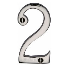 Heritage House Number 2 C1561 Polished Nickel Heritage House Number 2 C1561 Polished Nickel