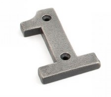 From The Anvil Numeral 1 Antique Pewter From The Anvil Numeral 1 Antique Pewter