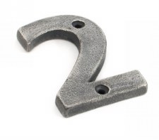 From The Anvil Numeral 2 Antique Pewter From The Anvil Numeral 2 Antique Pewter