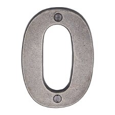 Heritage Screw Fix House Number RPW351 0 Rustic Pewter
