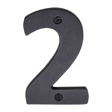 Heritage Screw Fix House Number RDB351 2 Rustic Dark Bronze