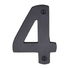 Heritage Screw Fix House Number RDB351 4 Rustic Dark Bronze