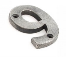 From The Anvil Numeral 9 Antique Pewter From The Anvil Numeral 9 Antique Pewter