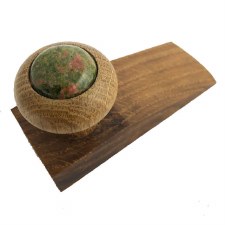 Oak Door Wedge with Green Granite Insert