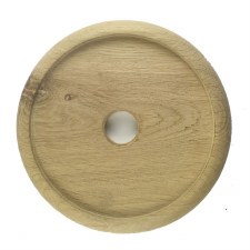 Circular Oak Patress for 5" Bell Pushes