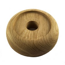 Thicker Circular Oak Patress for 3" Bell Pushes