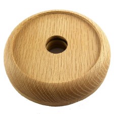 Thicker Circular Oak Patress for 4" Bell Pushes