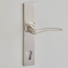 Croft Oaken Multipoint Door Handles Right Hand Pearl Nickel