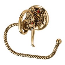 Oceano Toilet Roll Holder Polished Brass Oceano Toilet Roll Holder Polished Brass