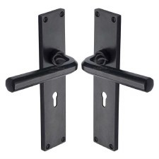 Heritage Octave Lock Door Handle RDB45400 Rustic Dark Bronze Heritage Octave Lock Door Handle RDB45400 Rustic Dark Bronze