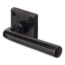 Heritage Octave Square Rose Door Handle RDB4545 Rustic Dark Bronze Heritage Octave Square Rose Door Handle RDB4545 Rustic Dark Bronze