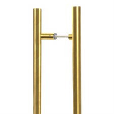 From The Anvil Offset T-Bar Handle Back To Back 1200mm Aged Brass