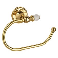 Olive Toilet Roll Holder Polished Brass