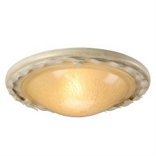 Elstead Olivia Flush Ceiling Light Ivory/Gold Elstead Olivia Flush Ceiling Light Ivory/Gold