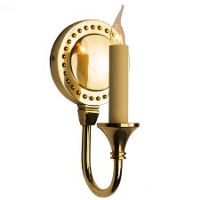 Opera Single Wall Light Polished Brass Unlacquered