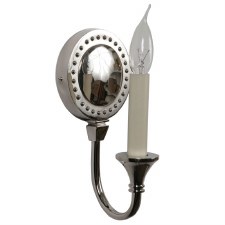 Opera Single Wall Light Polished Nickel