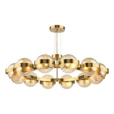 Ophira 12 Light Chandelier Antique Gold