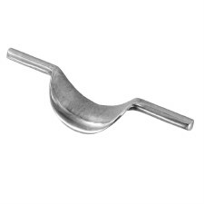 Finesse Organic Drawer Pull Cup Handle Large FD210 Solid Pewter