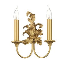 David Hunt Ormolu Double Wall Light Gold