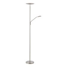 Osbert Mother & Child Floor Lamp Satin Nickel
