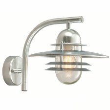 Elstead Oslo Outdoor Wall Light Galvanized