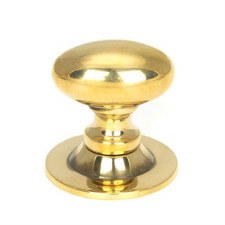 From The Anvil Oval Cabinet Knob Aged Brass Large