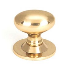 From The Anvil Oval Cabinet Knob Polished Bronze Large