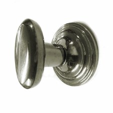 Victorian Constable 617 Cupboard Knob Polished Nickel