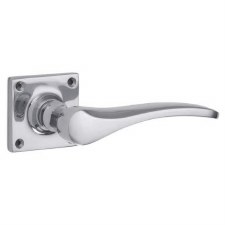 Oldbury Square Rose Door Handles Polished Chrome