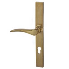 Oldbury Multipoint Lock Handles Left Hand Aged Brass