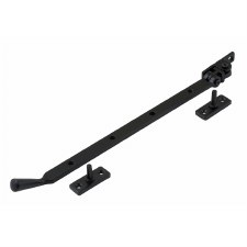 Stonebridge Padstow Casement Window Stay 12" Armor Coat Flat Black
