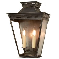 Pagoda Large Flush Outdoor Lantern Antique