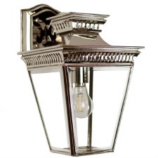 Pagoda Overhead Arm Wall Lantern Nickel