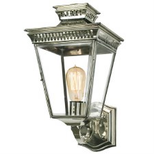 Pagoda Outdoor Wall Lantern Nickel