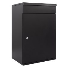 Parcel Box Black Galvanised Steel Parcel Box Black Galvanised Steel