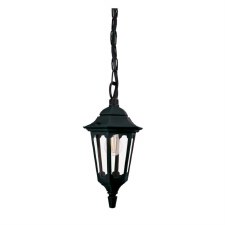 Elstead Parish Outdoor Mini Chain Lantern Black