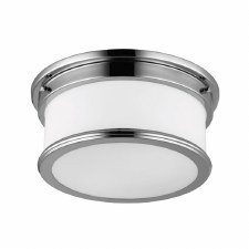 Feiss Payne Bathroom Flush Light Polished Chrome