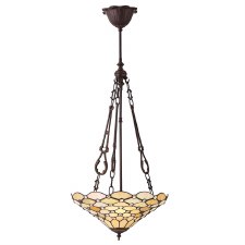 Interiors 1900 Pearl Tiffany Medium Inverted Pendant 70743 Interiors 1900 Pearl Tiffany Medium Inverted Pendant 70743