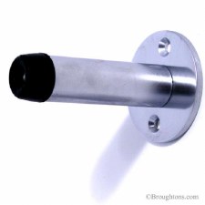 Pedestal Door Stop 3" Satin Chrome