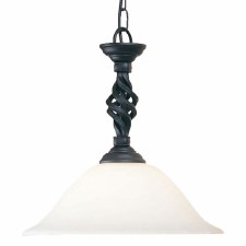 Elstead Pembroke Ceiling Pendant Light Black