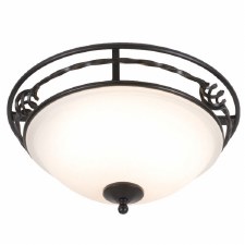 Elstead Pembroke Flush Ceiling Light Black Elstead Pembroke Flush Ceiling Light Black