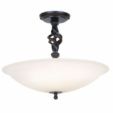 Elstead Pembroke Flush Pendant Light Black Elstead Pembroke Flush Pendant Light Black