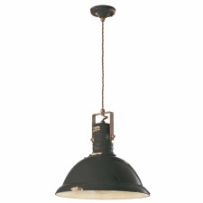 Ferroluce Pendant Ceiling Light C1690 Vintage Nero